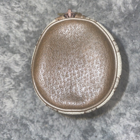 ♡ authentic Gucci vintage cosmetic bag logo canvas with red & green stripe - Picture 7 of 7